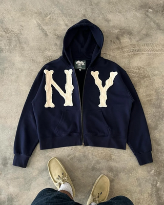 Unisex NY Zip Hoodie