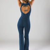 Heart Denim Overalls