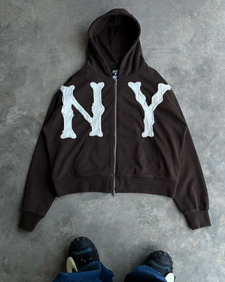 Unisex NY Zip Hoodie